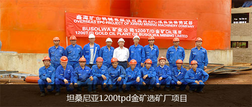 坦桑尼亞1200tpd金礦選礦廠(chǎng)項(xiàng)目