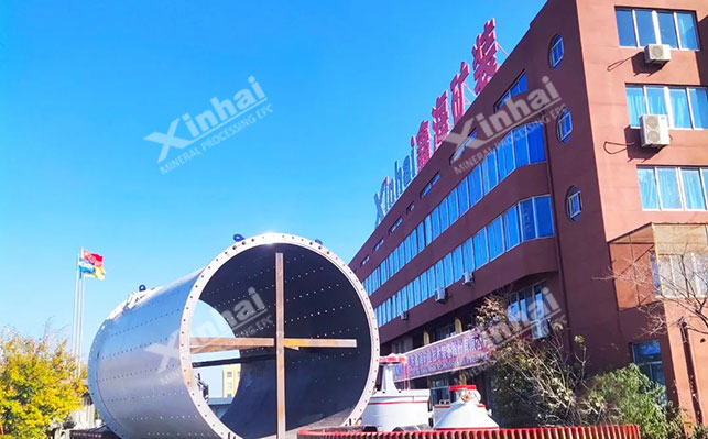 四川90萬(wàn)TPA鋰礦球磨機(jī)筒體發(fā)貨
