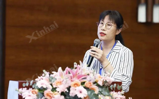 鑫海礦山設(shè)計(jì)院院長李紅演講