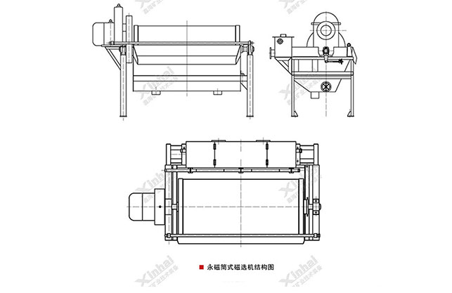 磁選機結(jié)構(gòu)圖